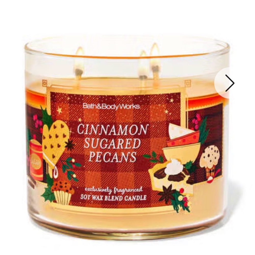Bath & Body Works Cinnamon Sugared Pecans Candle